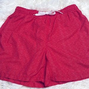 Kanu Surf Red White Swim Trunks Men’s Size 2XL